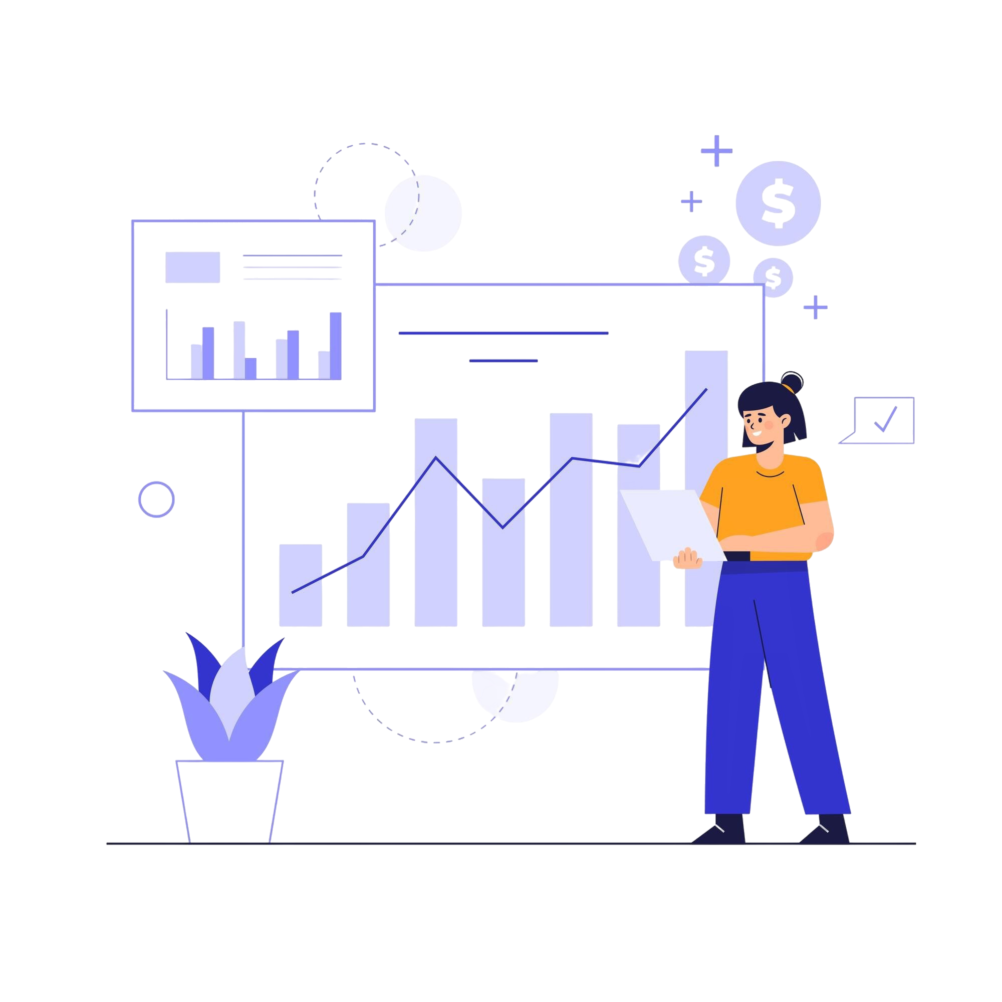 employee-working-office-interior-workplace-flat-vector-illustration